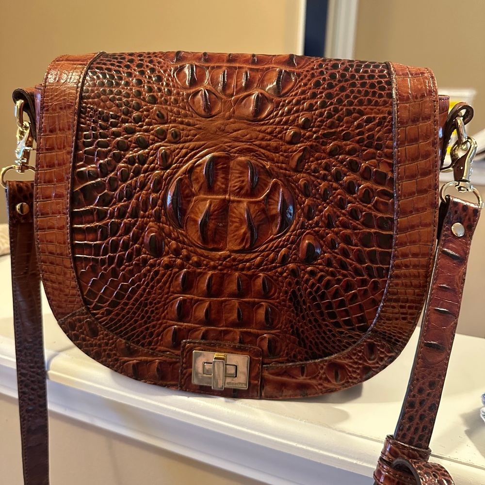 Authentic Brahmin Vintage Sonny Shoulder Crossbody Bag